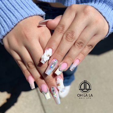 Shape
Extra Length
Nail Design with Rhinestone
Full Set
Acrylic Fake Nails