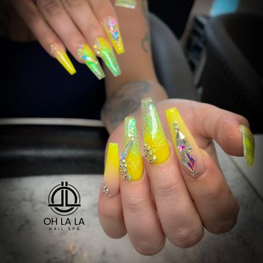Shape
Extra Length
Nail Design with Rhinestone
Full Set
Acrylic Fake Nails