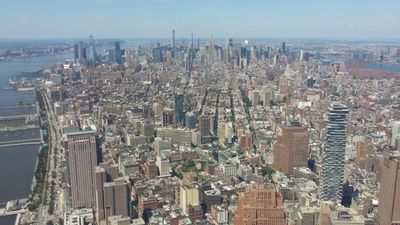 New York City Skyline Photo from the top of the Freedom Tower