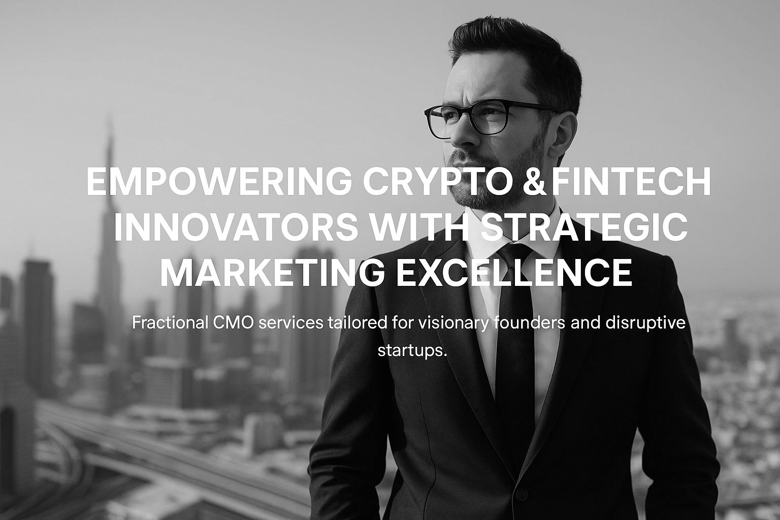 Strategic marketing leadership for crypto and fintech founders,