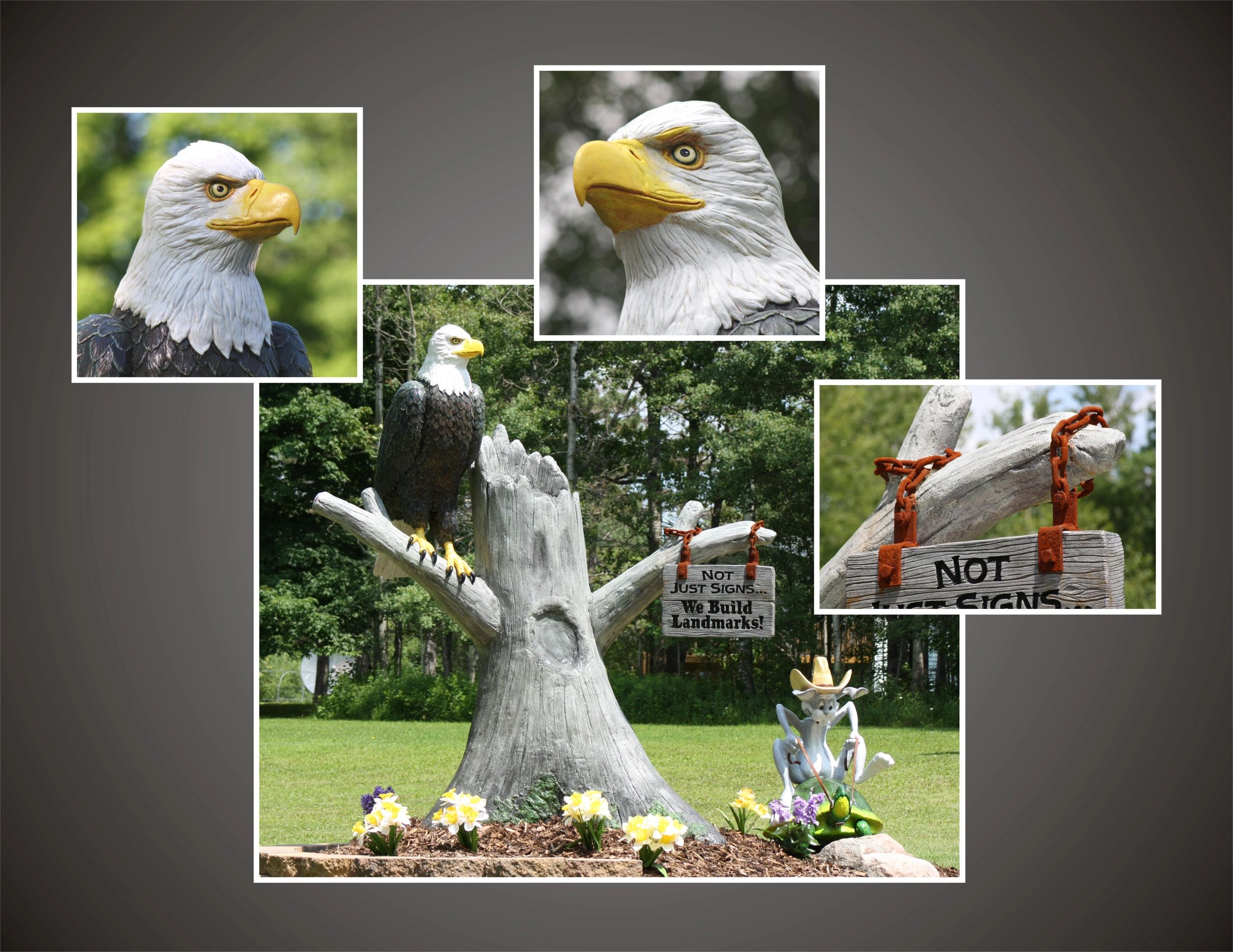 3-dimensional wildlife sculpture