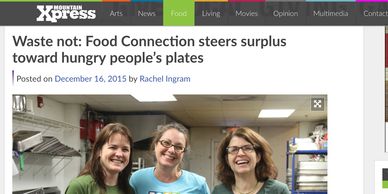 Mountain Xpress, food waste, hunger relief, Food Connection, Celine & Company, Asheville, NC
