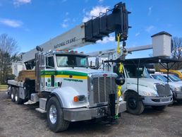 2011 Peterbilt 40 ton National crane, 127 feet of boom, 11,300lb capacity tree work emergency trees