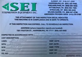 Crane is inspected and insured safety tree removal osha maintenance safe