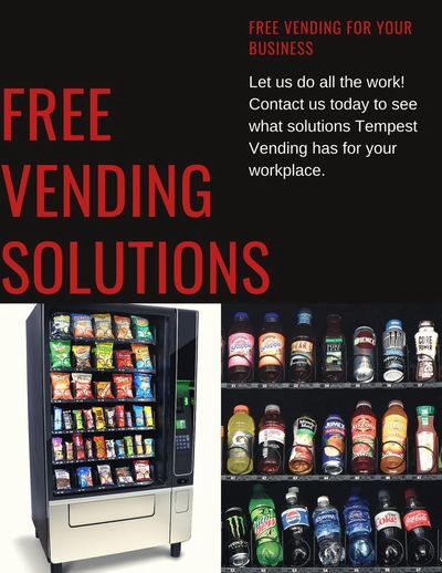 Vending Machine with snacks and drinks in it. Pepsi, coke Mt Dew and more in the Kalamazoo area.