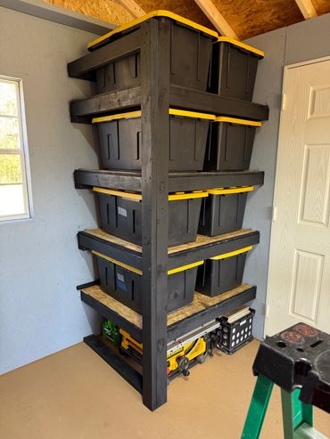 Storage Shelf for Bins