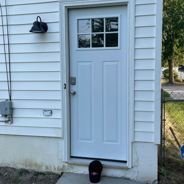 Exterior door installation