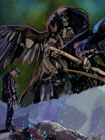 "Dellamorte"
digital painting 
©D. Ryan Mowry