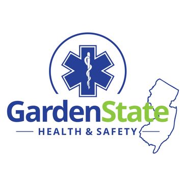 Garden State Health & Safety logo. CPR First Aid certification classes and more. 