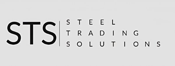 Logo of STS Steel Trading Solutions in black text on a light background.