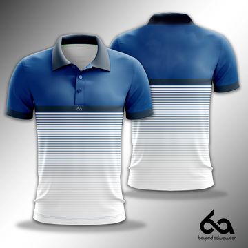 Elegant design sublimation printed polo shirt.