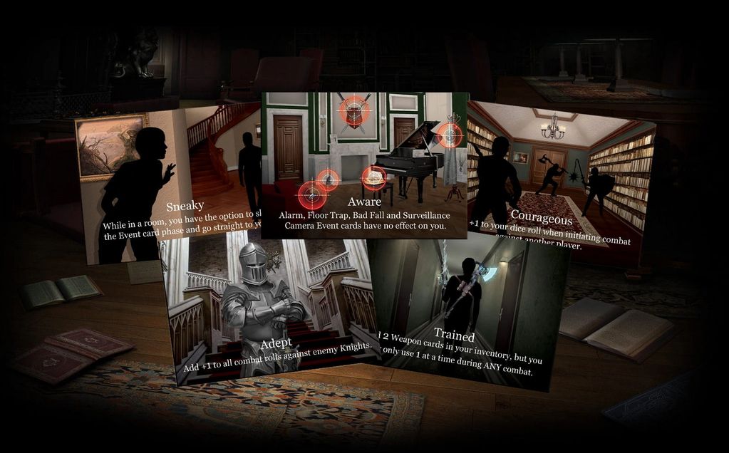 Skill cards used in Cypress Legacy: The Board Game