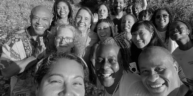 Group of people smiling and laughing