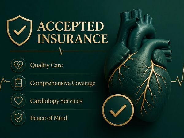 Accepted insurance with quality cardiology care and comprehensive coverage.
