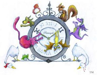 10 To 2 Children's Books Logo, with Bill the Bat and Cal the Cat.