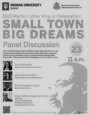 Augustus Turner was a guest panelist at the 2021 Martin Luther King Jr. Celebration.