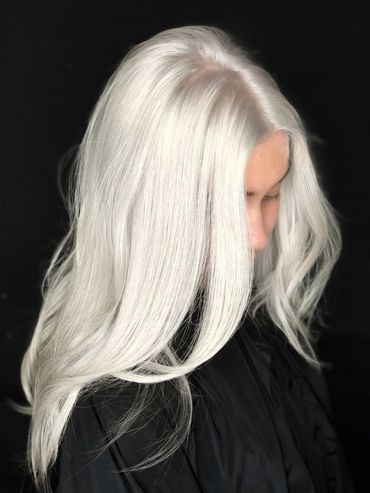 Frost Ice White Blonde Hair Platinum