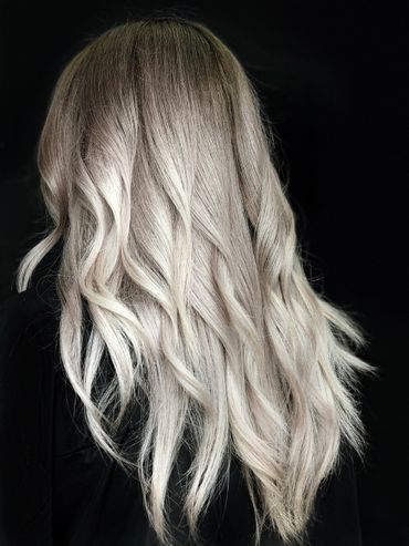 Blonde, Platinum Blonde, Icey Blonde, Hair in Dallas, Ombre Melt