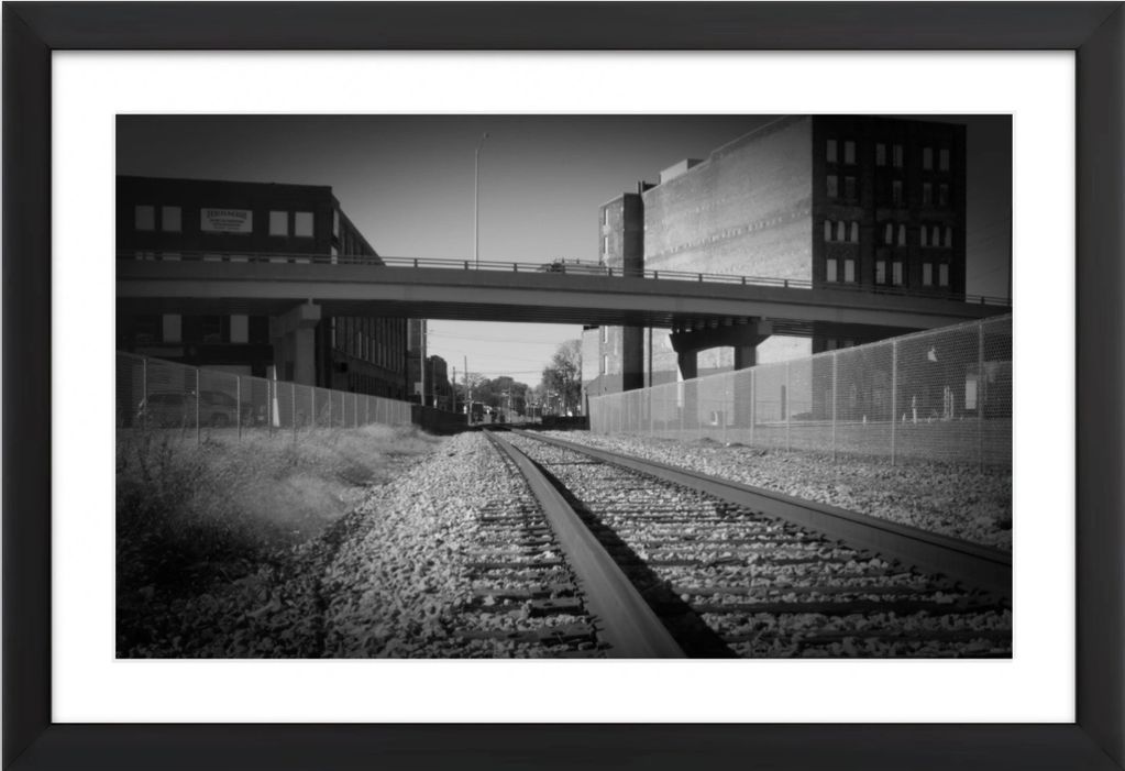Photo of a railroad track