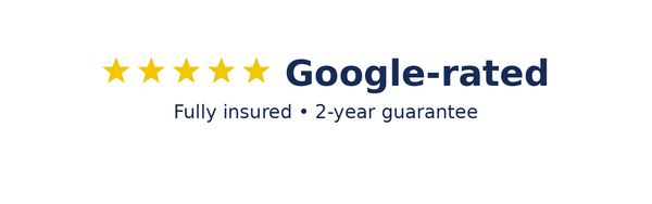 Google rated banner