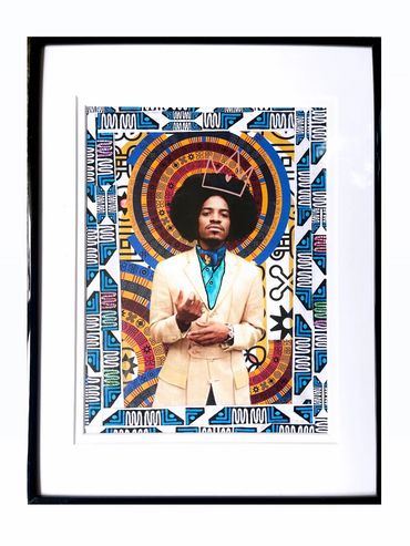 Tiptoe to the Sun
Digital Mixed Media Collage Work w/ Watercolor  
12x16