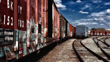 Boxcars, Palestine, Texas
