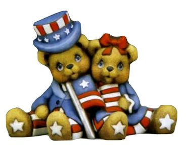4TH of July Cuddle Bears
This is about 5" T