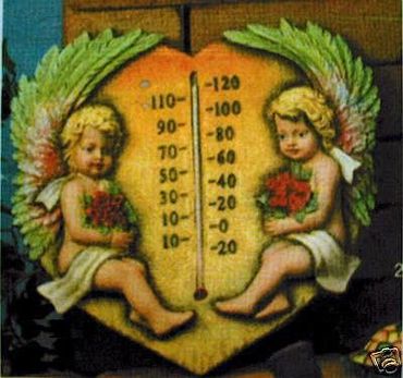 Cherubs Thermometer
This is about 12" x 12"