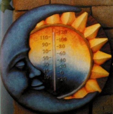 Sun/Moon Thermometer
This is about 12" x 12"
