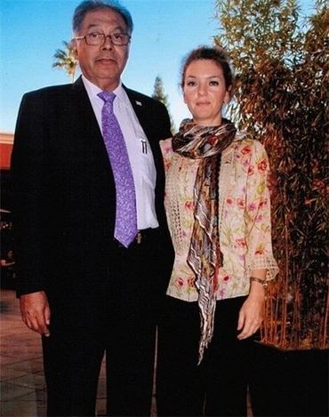 Certified Biomagnetic Pair therapist Christine Miller with Dr. Goiz Duran