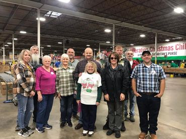 Upper Peachtree Baptist Church Supports 2022 "Operation Christmas Child"