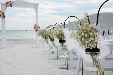 Wedding rentals chairs and aisle decor beach wedding rentals Orange beach. Driftwood Beach wedding.