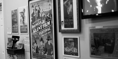 Cinema album with hold on wall