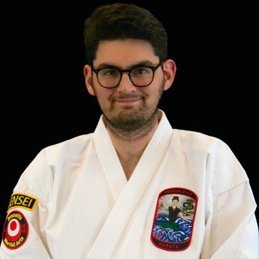 Sensei Austin Higley, third degree Black Belt in Isshinryu karate