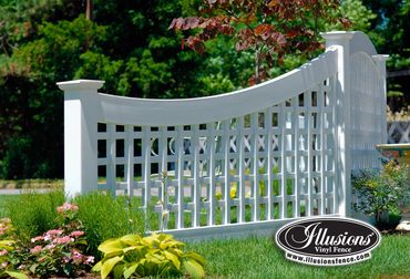 Board On Board Fence and Lattice Fence