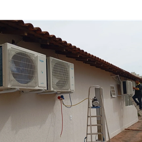 4 ar condicionados 32 mil btus instalado