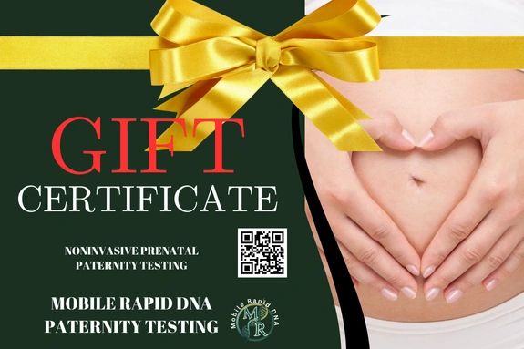 gift certificate for noninvasive prenatal paternity test