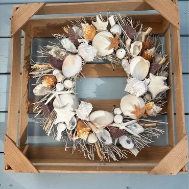 Seashell Natural Beach Wreath