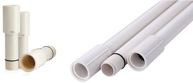 Tubería de columna, columna de pvc,