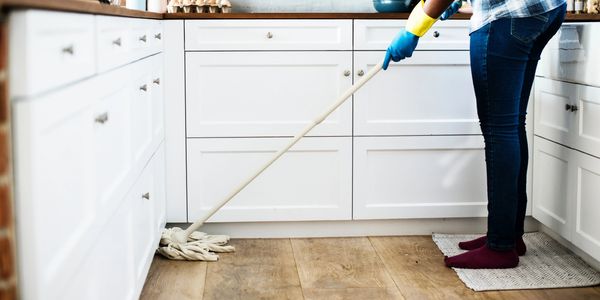 mopping floors for optimal clean and sanitation