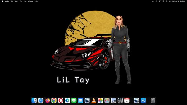 lil tay video game the sunset warrior with a race car
