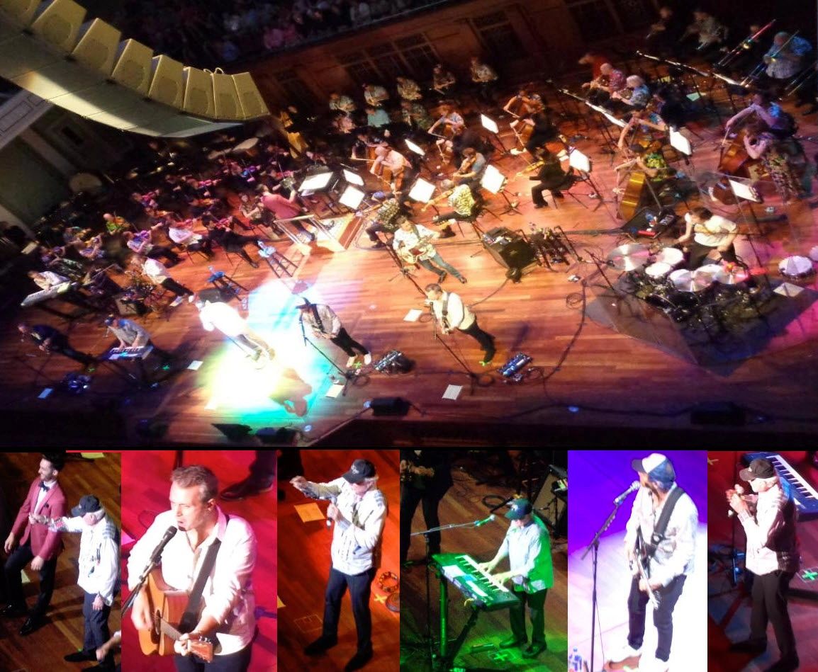 May 26, 2023: The Beach Boys at the Schermerhorn Symphony Center. Front view, back view.