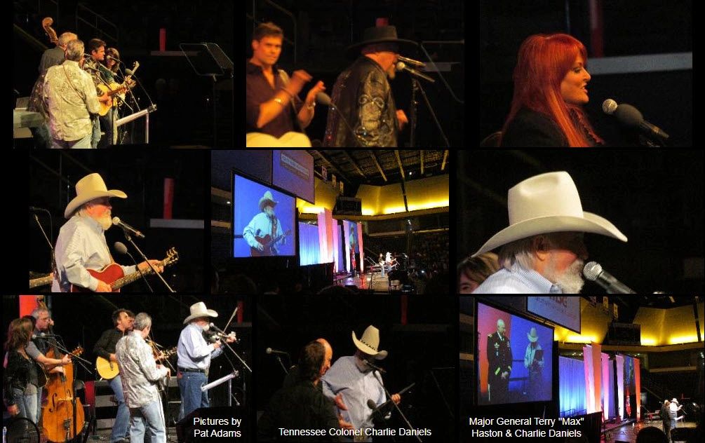 March 29, 2011:  Operation Yellow Ribbon at Allen Arena/David Lipscomb with Charlie Daniels