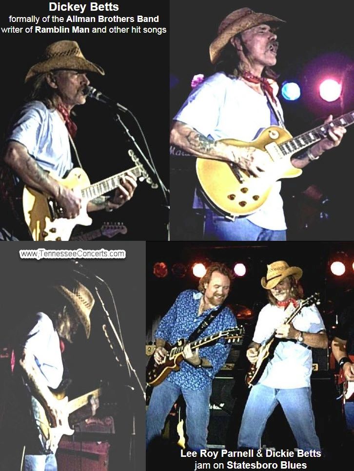 Dickey Betts perfoming at the Gibson Guitar Namm Show at the Gibson Custom Shop