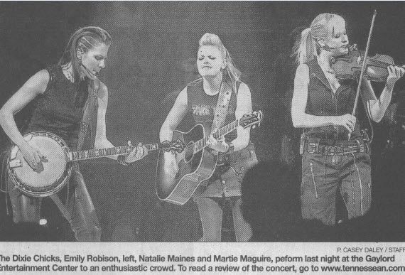 August 11, 2003: The Dixie Chicks return to the Gaylord Entertainment Center