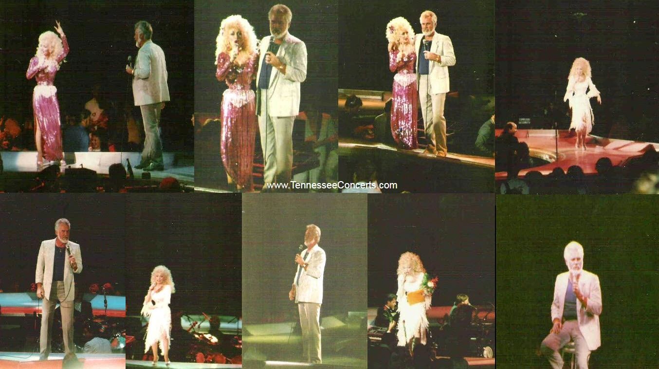 Kenny Rogers & Dolly Parton at the MTSU Murphy Center in Murfreesboro TN.
Pictures by Pat Adams