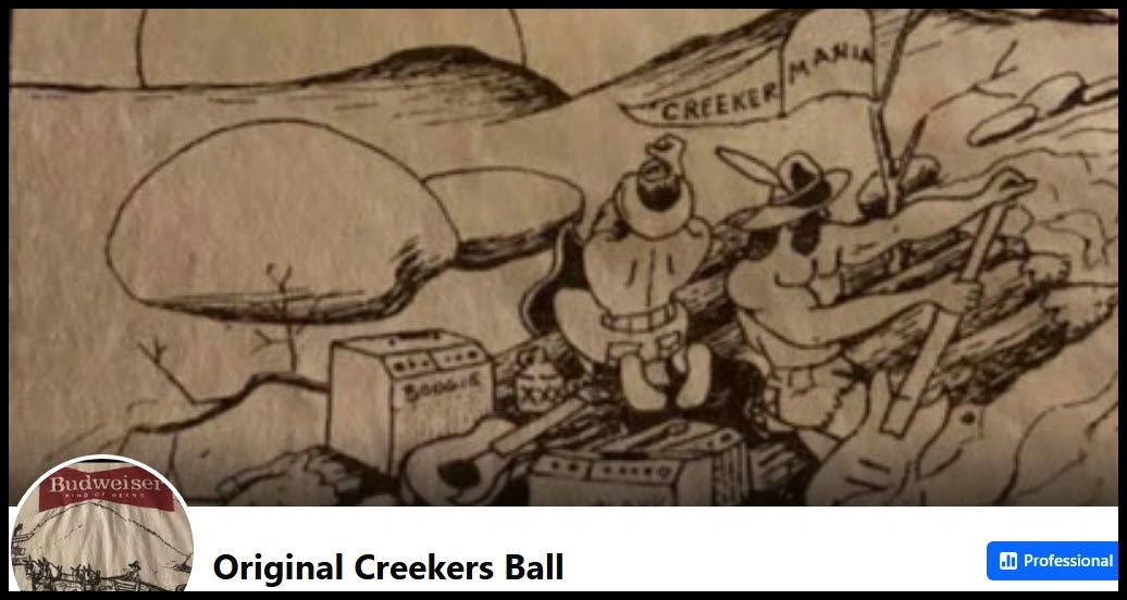 Original Creekers Ball Facebook page
