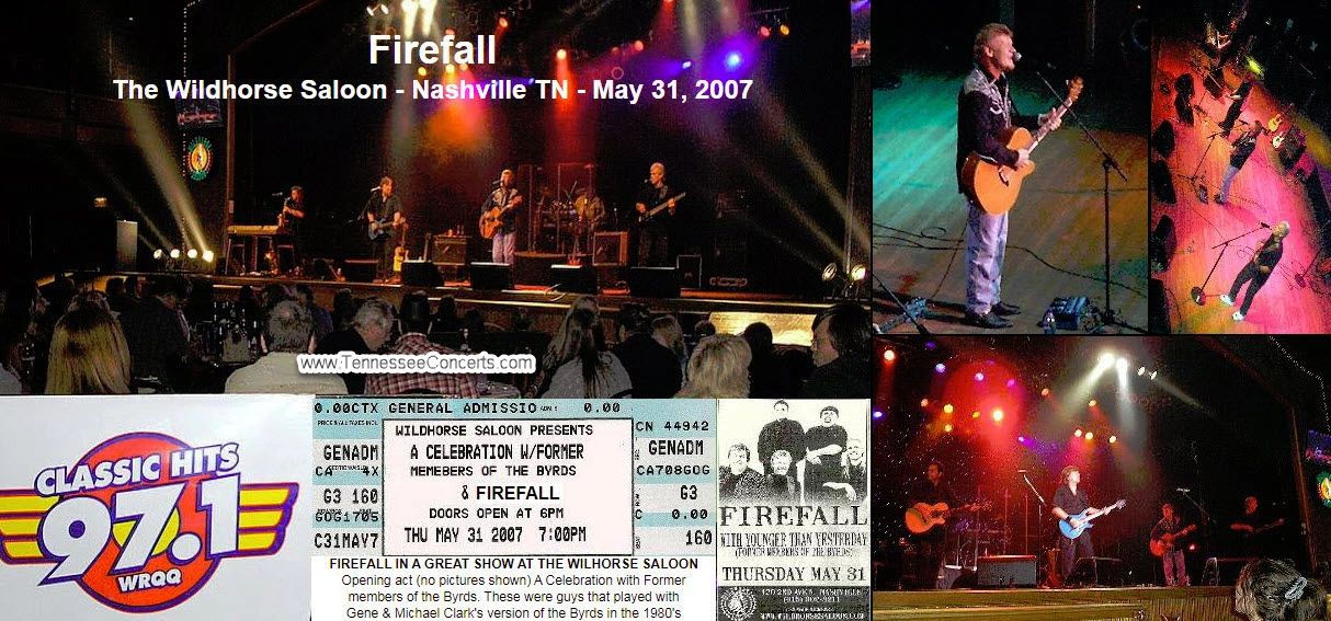 Firefall at the Wildhorse Saloon in downtown Nashville Tennessee