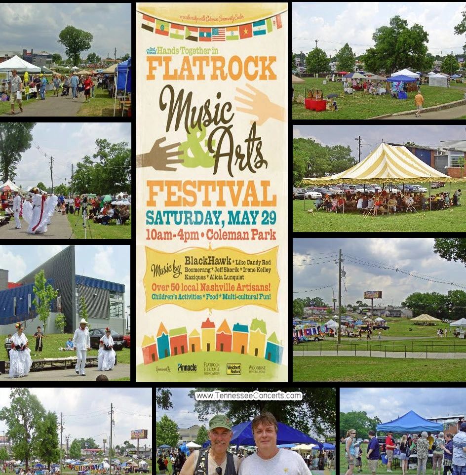 The Flatrock Music & Arts Festival at Nashville's Coleman Park
Nashville drummer Robert Kinsall with