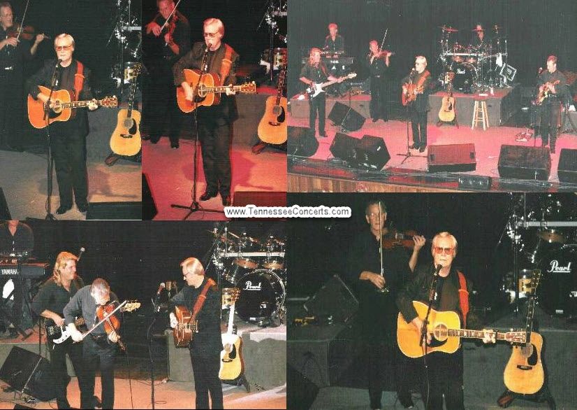 George Jones at the historic Ryman Auditororium in Nashville Tennessee